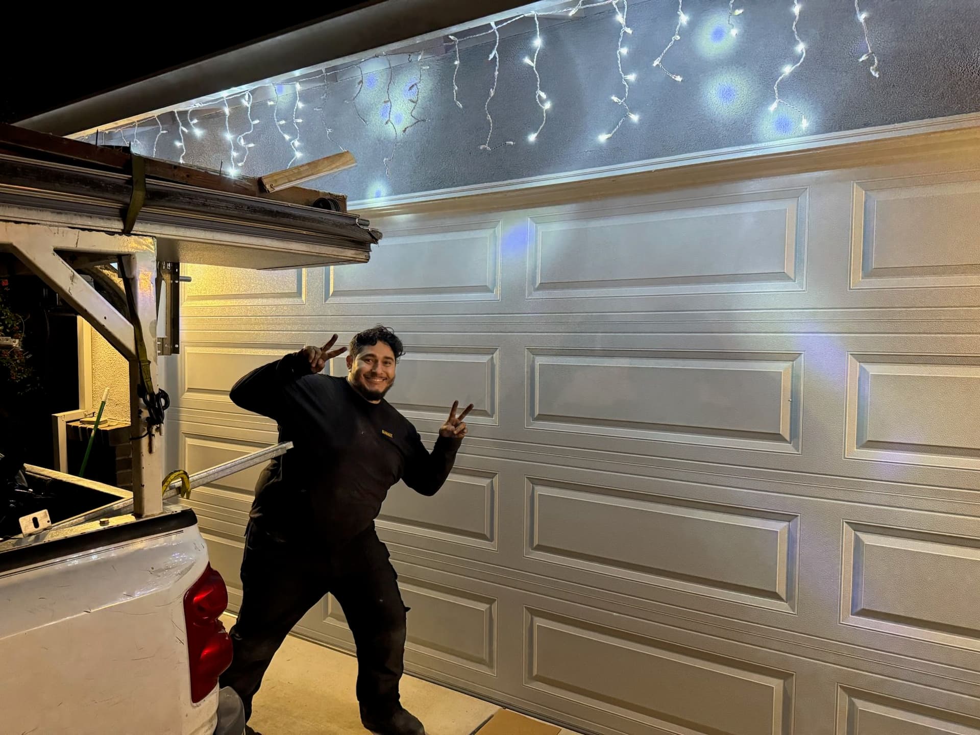 Bright and Festive Garage Update in Palo Alto image